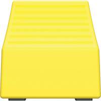 Cale de roue ultra-robuste pour l'exploitation mini&egrave;re Checkers Safety sans support, PEHD, Jaune, 14-1/2" la x 17-1/2" p x 16" h CSL Industriel Inc.