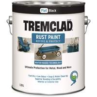 Peinture antirouille &agrave; base d'eau Tremclad, 3,78 L, Gallon, Noir CSL Industriel Inc.