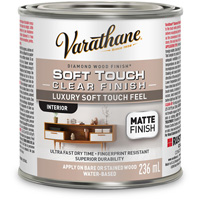 Rev&ecirc;tement &agrave; fini diamant pour bois Varathane, 236 ml, Transparent, Mat CSL Industriel Inc.