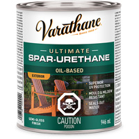 Rev&ecirc;tement &agrave; fini diamant pour bois Varathane, 946 ml, Transparent, Semi-brillant CSL Industriel Inc.