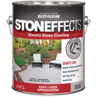 Rev&ecirc;tement &agrave; base de pierre de quartz Stoneffects, 3,78 L, &agrave; l'eau, Textur&eacute;, Gris CSL Industriel Inc.
