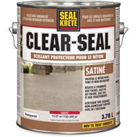 Produit d&eacute;tanch&eacute;it&eacute; protecteur Seal-Krete, 3,78 L, &agrave; l'ur&eacute;thane, Satin, Transparent CSL Industriel Inc.