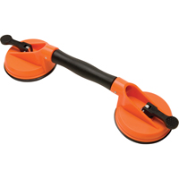 Manually Operated Hand Vacuum Cups - Double Handcup-Swivel, 50 lbs. Capacity, 4-5/8", Lever, 13" Handle Length CSL Industriel Inc.