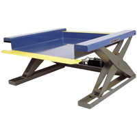 Hydraulic Floor-Height Scissor Lift Tables, Steel, 2000 lbs. Capacity CSL Industriel Inc.