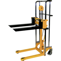 Hydraulic Fork Lift Stacker - VL59, Foot Pump Operated, 880 lbs. Capacity, 59" Max Lift CSL Industriel Inc.