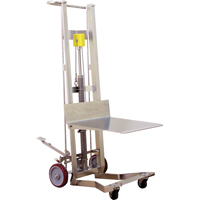Hydraulic Platform Lift Stacker, Foot Pump Operated, 750 lbs. Capacity, 54" Max Lift CSL Industriel Inc.