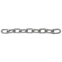 Chaîne &agrave; maillon droit, Acier &agrave; faible teneur en carbone, 1/8" x 1000' (304,8 m) l, Calibre 30, Charge d'utilisation 400 lb (0,2 tonne) CSL Industriel Inc.
