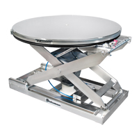 EZ Loader&reg; SS Self-Levelling Pallet Positioner - 100% Stainless Steel, 43" L x 43" W, 4000 lbs. Cap. CSL Industriel Inc.