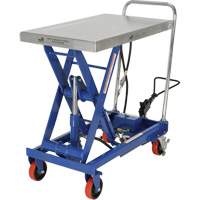 Pneumatic Hydraulic Scissor Lift Table, Steel, 32-1/2" L x 19-3/4" W, 1000 lbs. Cap. CSL Industriel Inc.