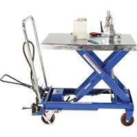 Pneumatic Hydraulic Scissor Lift Table, Steel, 32-1/2" L x 19-3/4" W, 1000 lbs. Cap. CSL Industriel Inc.