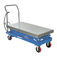 Pneumatic Hydraulic Scissor Lift Table, Steel, 47-1/4" L x 24" W, 1500 lbs. Cap. CSL Industriel Inc.