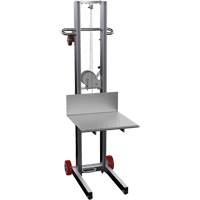 Platform Lift Stacker, Hand Winch Operated, 400 lbs. Capacity, 58" Max Lift CSL Industriel Inc.
