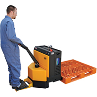 Fully Powered Electric Pallet Truck With  Stand-On Platform, 4500 lbs. Cap., 48" L x 30.25" W CSL Industriel Inc.