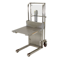 Hefti-Lift Load Stacker, Foot Pump Operated, 450 lbs. Capacity, 45-5/8" Max Lift CSL Industriel Inc.