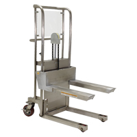 Hefti-Lift Load Stacker, Foot Pump Operated, 450 lbs. Capacity, 45-5/8" Max Lift CSL Industriel Inc.