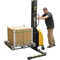 Narrow Mast Powered Lift Stacker, Electric Operated, 1000 lbs. Capacity, 63" Max Lift CSL Industriel Inc.