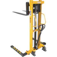 Manual Hydraulic Stacker, Hand Pump Operated, 2000 lbs. Capacity, 63" Max Lift CSL Industriel Inc.