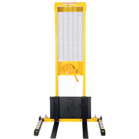 Manual Stacker, Hand Winch Operated, 770 lbs. Capacity, 60" Max Lift CSL Industriel Inc.
