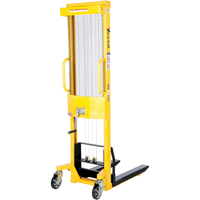 Manual Stacker, Hand Winch Operated, 770 lbs. Capacity, 60" Max Lift CSL Industriel Inc.