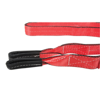 Polyester Sling, Double Ply, Twisted Eye, Type 4, 2'' W x 8' L, 6200 lbs. Vertical Cap. CSL Industriel Inc.