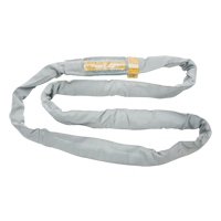 &eacute;lingue de levage en polyester ronde, Gris, 4" la x 6' lo, 32000 lb Charge verticale CSL Industriel Inc.