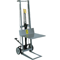 Hydraulic Platform Lift Stacker, Foot Pump Operated, 400 lbs. Capacity, 54" Max Lift CSL Industriel Inc.