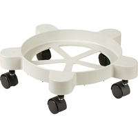 Lil'Dolly Pail Dollies, Plastic, 75 lbs. Capacity, 11" Diameter, Plastic Casters CSL Industriel Inc.