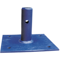 Accessoires pour &eacute;chafaudage - Plaque &agrave; base fixe, Plaque &agrave; base, 6" la x 6" h CSL Industriel Inc.