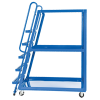 Stock Picking Cart, Steel, 27-7/8" W x 56-1/8" D, 3 Shelves, 1000 lbs. Capacity CSL Industriel Inc.