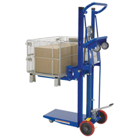 Platform Lift Stacker, Foot Pump Operated, 750 lbs. Capacity, 52" Max Lift CSL Industriel Inc.