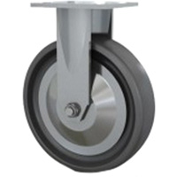 Heavy-Duty Caster, Rigid, 8" (203.2 mm), Solid Elastomer, 1000 lbs. (453.6 kg.) CSL Industriel Inc.