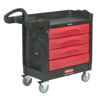 Armoires mobiles & centres de travail Trademaster, 4 tiroirs, 40-5/8" lo x 18-7/8" la x 38-3/8" h, Noir CSL Industriel Inc.