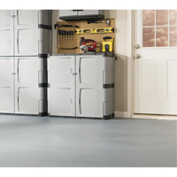 Heavy-Duty Cabinet, Plastic, 37" H x 36" W x 18" D, Mica and Charcoal CSL Industriel Inc.