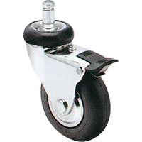 Comfort Roll Caster, Swivel with Brake, 2" (51 mm) Dia., 125 lbs. (57 kg.) Capacity CSL Industriel Inc.