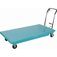 Table &eacute;l&eacute;vatrice robuste &agrave; ciseaux hydraulique, 63" lo x 31-7/8" la, Acier, Capacit&eacute; 1100 lb CSL Industriel Inc.