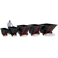 Tilt Truck, Polyethylene, 1-1/2 cu. yd., 1200 lbs. Load Capacity CSL Industriel Inc.
