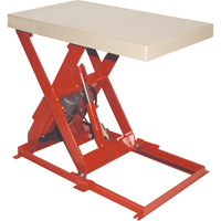 Table &eacute;l&eacute;vatrice &agrave; ciseaux, Acier, 36" lo x 20" la, Capacit&eacute; 1100 lb CSL Industriel Inc.