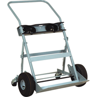 Chariots &agrave; quatre roues pour bouteilles, Roues Pneumatique, Base de 28" la x 6" lo, 1000 lb CSL Industriel Inc.