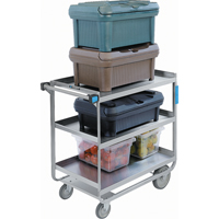 Chariots robustes &agrave; ch&acirc;ssis en U, 3 Tiers, 19" la x 34-1/2" h x 33" p, Capacit&eacute; 700 lb CSL Industriel Inc.