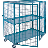 Chariot en treillis m&eacute;tallique, 2 niveaux, 63" lo x 32" la x 62,5" h, Cap. 2400 lb CSL Industriel Inc.