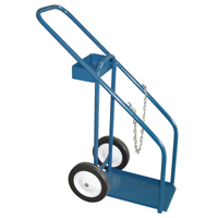 Gas Cylinder Carts, Semi-Pneumatic Wheels, 12" W x 16" L Base, 1000 lbs. CSL Industriel Inc.