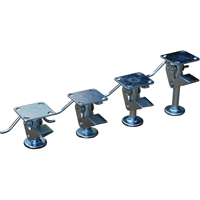 Floor Lock Brakes - Standard Duty, 7-23/32" Extended Height, 6-3/4" Retracted Height, Galvanized CSL Industriel Inc.
