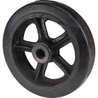 Roue en caoutchouc moul&eacute;, 8" (203 mm) dia. x 2" (51 mm) la, Capacit&eacute; de 400 lb (181 kg) CSL Industriel Inc.