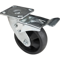 Hi-Temp Caster, Swivel with Brake, 6" (152.4 mm), Nylon, 880 lbs. (399 kg.) CSL Industriel Inc.