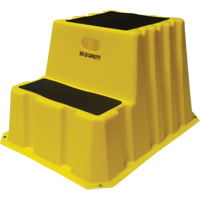 Nestable Industrial Step Stools, 2 Steps, 32-3/4" x 25-3/4" x 20-1/2" High CSL Industriel Inc.