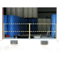 Barri&egrave;re &agrave; bascule de s&eacute;curit&eacute;, Simple, 6' lo x 42-5/8" h d&eacute;ploy&eacute; CSL Industriel Inc.