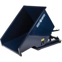 Conteneur autobasculeur, Acier, 3/4 vg³, Bleu CSL Industriel Inc.