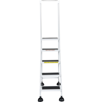 Light-Duty Stop-Step Ladders, 5 Steps, 16" Step Width, 47-11/16" Platform Height, Steel CSL Industriel Inc.