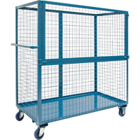 Wire Mesh Stock Truck, Steel, 30" x 55" x 60", 2400 lbs. Capacity CSL Industriel Inc.