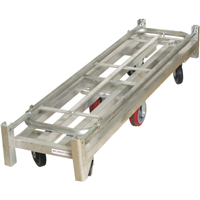 U-Boat Platform Truck, 59-1/2" L x 16" W, 1750 lbs. Capacity, Polyurethane Casters CSL Industriel Inc.